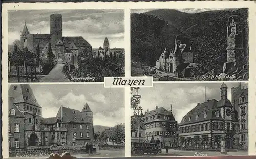 Mayen Genovevaburg
Schloss Buerresheim
Rathaus / Mayen /Mayen-Koblenz LKR