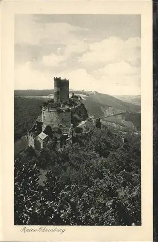 Brodenbach Ruine Ehrenburg / Brodenbach /Mayen-Koblenz LKR