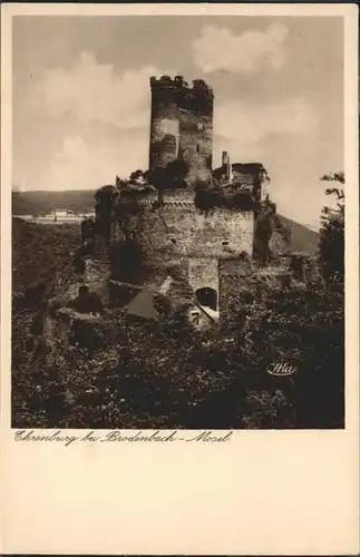 Brodenbach Ruine Ehrenburg / Brodenbach /Mayen-Koblenz LKR