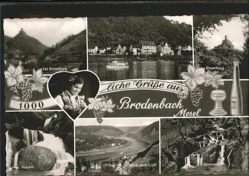 Brodenbach Mosel Ehrenburg Tal Klamm Donnerloch Wein / Brodenbach /Mayen-Koblenz LKR