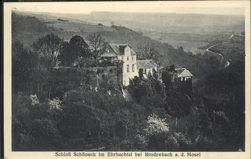 Brodenbach Schloss Schoeneck Ehrbachtal Mosel / Brodenbach /Mayen-Koblenz LKR