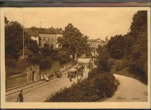 Altona Hamburg Elbberg Kutsche  / Hamburg /Hamburg Stadtkreis