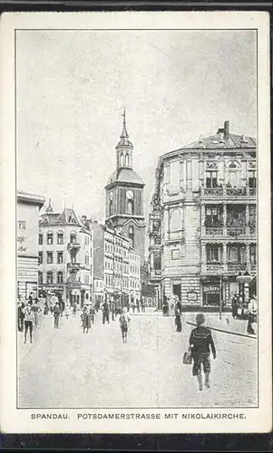 Spandau Potsdamerstrasse Nikolai Kirche  / Berlin /Berlin Stadtkreis