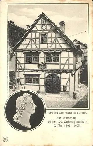 Marbach Neckar Schillers Geburtshaus  / Marbach am Neckar /Ludwigsburg LKR