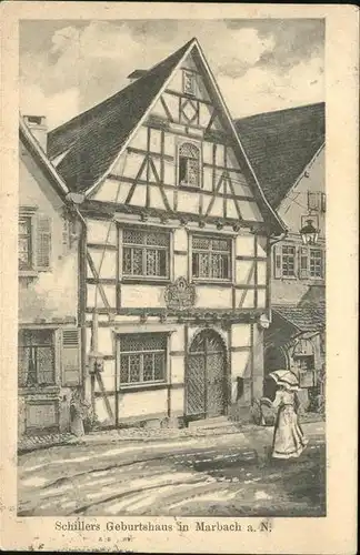 Marbach Neckar Schillers Geburtshaus / Marbach am Neckar /Ludwigsburg LKR