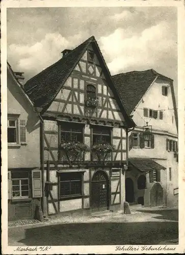 Marbach Neckar Schillers Geburtshaus / Marbach am Neckar /Ludwigsburg LKR