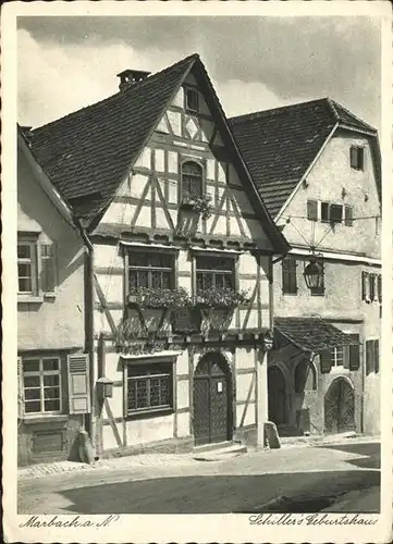 Marbach Neckar Schillers Geburtshaus / Marbach am Neckar /Ludwigsburg LKR