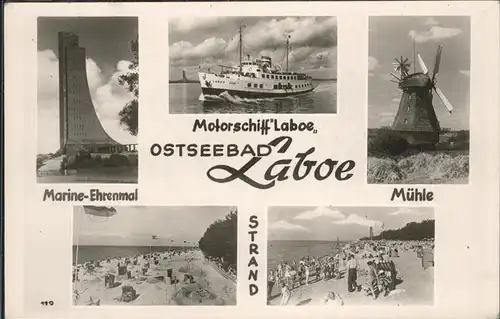 Laboe Muehle Motorschiff Laboe Marine Ehrenmal / Laboe /Ploen LKR