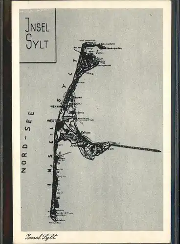 Insel Sylt Fliegeraufnahme  / Westerland /Nordfriesland LKR