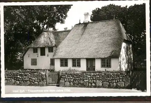 Insel Sylt Friesenhaus  / Westerland /Nordfriesland LKR