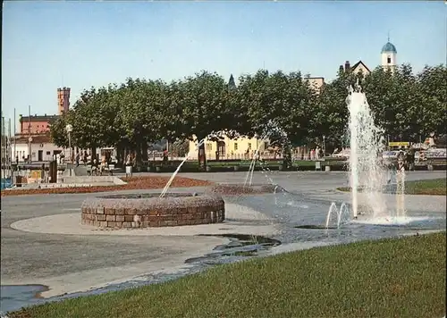 Langenargen Bodensee Springbrunnen / Langenargen /Bodenseekreis LKR