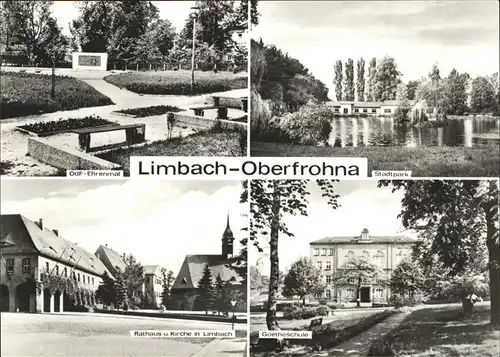 Limbach-Oberfrohna Stadtpark
OdF-Denkmal
Rathaus
Goetheschule / Limbach-Oberfrohna /Zwickau LKR