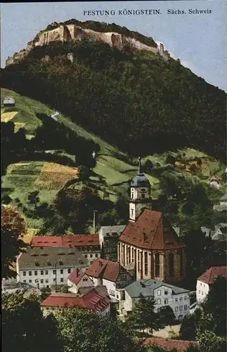 Koenigstein Saechsische Schweiz Festung Koenigstein / Koenigstein Saechsische Schweiz /Saechsische Schweiz-Osterzgebirge LKR