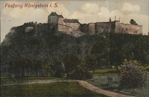 Koenigstein Saechsische Schweiz Festung Koenigstein / Koenigstein Saechsische Schweiz /Saechsische Schweiz-Osterzgebirge LKR