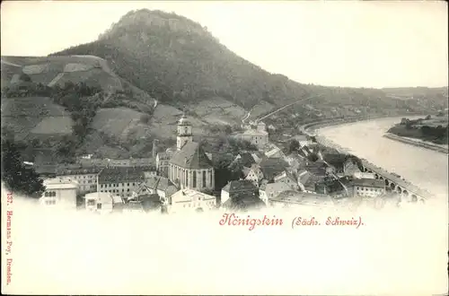 Koenigstein Saechsische Schweiz Teilansicht Festung / Koenigstein Saechsische Schweiz /Saechsische Schweiz-Osterzgebirge LKR