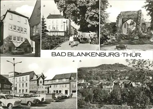 Bad Blankenburg Froebel-Gedenkstaette
Markt
Burgruine / Bad Blankenburg /Saalfeld-Rudolstadt LKR