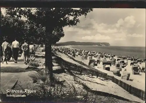 Goehren Ruegen Strandpromenade Strand / Goehren Ostseebad Ruegen /Ruegen LKR