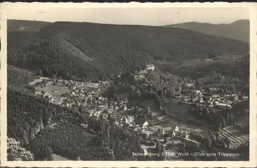 Schwarzburg Thueringer Wald Gesamtansicht  Luftbild / Schwarzburg /Saalfeld-Rudolstadt LKR