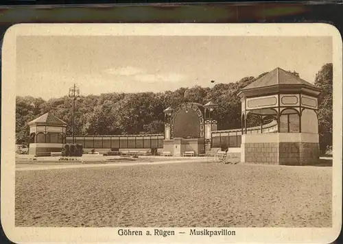 Goehren Ruegen Musikpavillon / Goehren Ostseebad Ruegen /Ruegen LKR