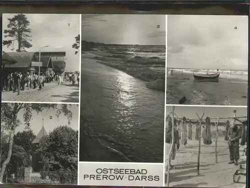 Prerow Ostseebad Ladenstrasse Kirche Fischerstrand Netzeflicken / Darss /Nordvorpommern LKR