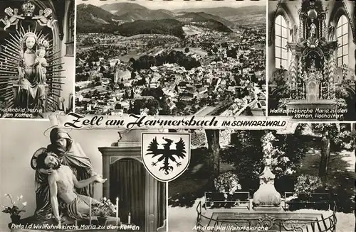 Zell Harmersbach Luftkurort Wallfahrtskirche Maria zu den Ketten Gnadenbild / Zell am Harmersbach /Ortenaukreis LKR