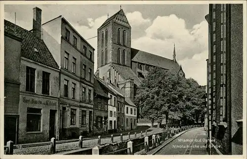 Wismar Mecklenburg Vorpommern Nikolaikirche Grube / Wismar /Wismar Stadtkreis