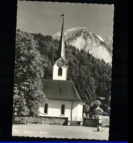 Wildhaus SG Kirche  / Wildhaus Lisighaus /Bz. Toggenburg