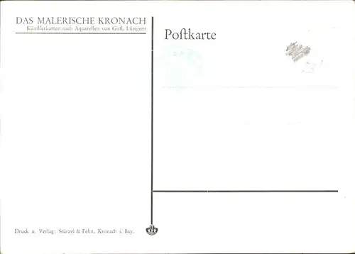 Kronach Oberfranken Feste Rosenberg / Kronach /Kronach LKR