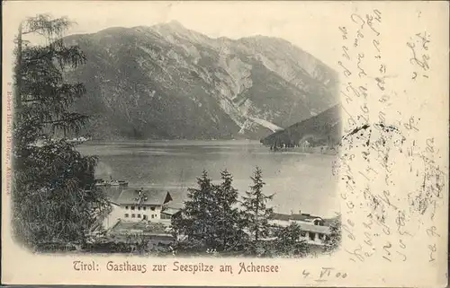 Achensee Gasthaus zur Seespitze / Eben am Achensee /Tiroler Unterland
