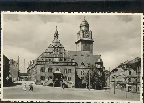 Plauen Vogtland Altmarkt Rathaus  / Plauen /Vogtlandkreis LKR