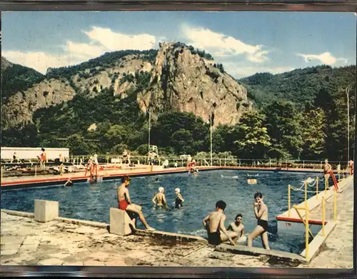 Bad Muenster Stein Ebernburg Sole Schwimmbad / Bad Muenster am Stein-Ebernburg /Bad Kreuznach LKR