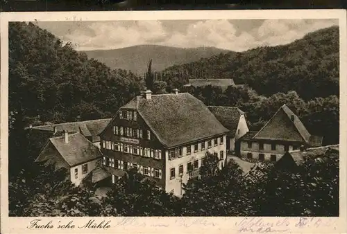 Weinheim Bergstrasse Fuchsche Muehle / Weinheim /Heidelberg Stadtkreis