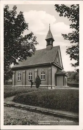 Hahnenklee-Bockswiese Harz katholische Kapelle Maria Schnee / Goslar /Goslar LKR