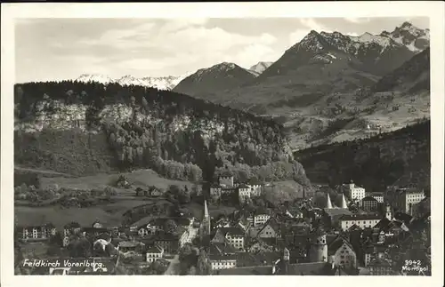 Feldkirch Vorarlberg Panorama / Feldkirch /Rheintal-Bodenseegebiet