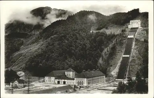 Walchensee Kraftwerk / Kochel a.See /Bad Toelz-Wolfratshausen LKR