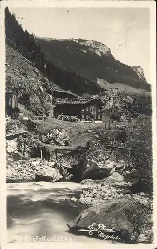 Mayrhofen Zillertal Gasthof Karlsteg / Mayrhofen /Tiroler Unterland