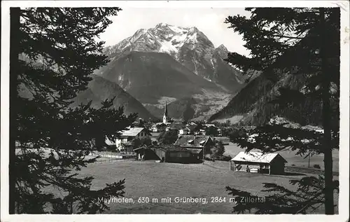 Mayrhofen Zillertal Gruenberg / Mayrhofen /Tiroler Unterland