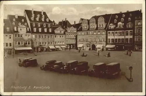 Naumburg Saale Marktplatz  / Naumburg /Burgenlandkreis LKR