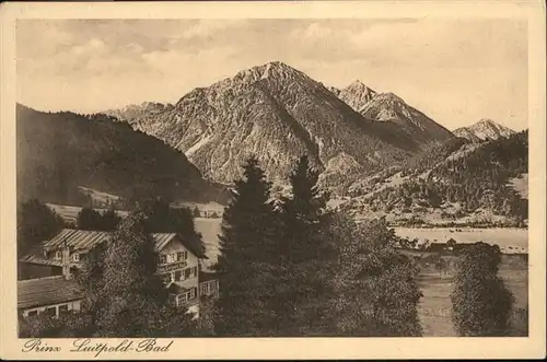 Bad Oberdorf Schwefelbad Prinz Luitpold-Bad / Bad Hindelang /Oberallgaeu LKR