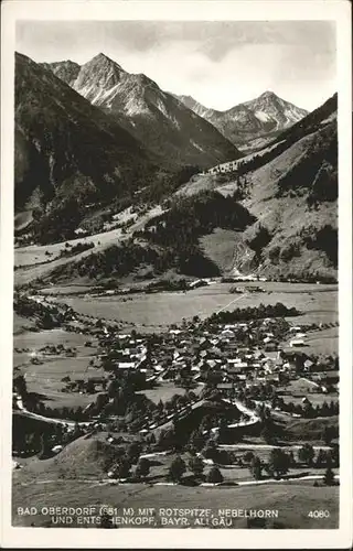 Bad Oberdorf Rotspitze Nebelhorn Entschenkopf  / Bad Hindelang /Oberallgaeu LKR