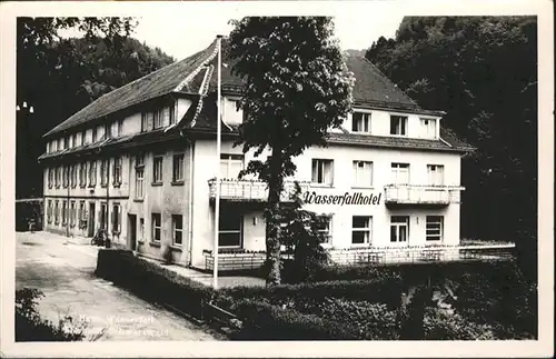 Oppenau Wasserfall Hotel  / Oppenau Schwarzwald /Ortenaukreis LKR