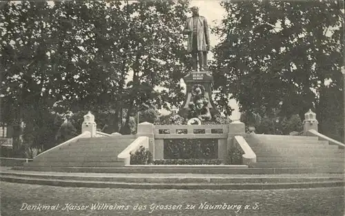 Naumburg Saale Denkmal Kaiser Wilhelm / Naumburg /Burgenlandkreis LKR