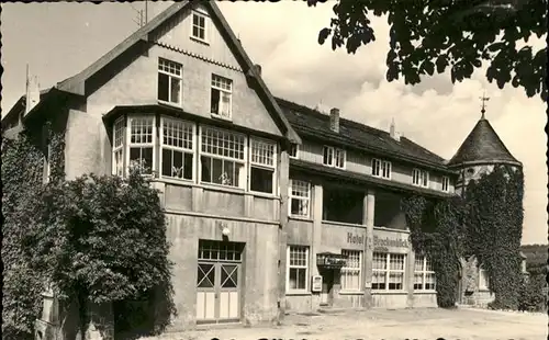 Friedrichsbrunn Harz HO-Gaststaette Brockenblick / Friedrichsbrunn /Harz LKR