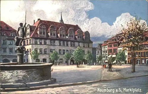 Naumburg Saale Marktplatz / Naumburg /Burgenlandkreis LKR