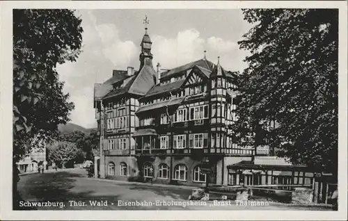 Schwarzburg Thueringer Wald Eisenbahnerholungsheim Ernst Thaelmann / Schwarzburg /Saalfeld-Rudolstadt LKR