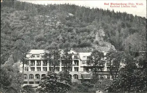 Bad Blankenburg Kurhotel Loesches Hall / Bad Blankenburg /Saalfeld-Rudolstadt LKR