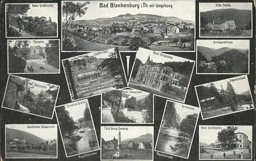 Bad Blankenburg Hotel Greifenstein Villa Emilia Sanatorium  / Bad Blankenburg /Saalfeld-Rudolstadt LKR