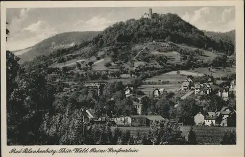 Bad Blankenburg Ruine Greifenstein / Bad Blankenburg /Saalfeld-Rudolstadt LKR