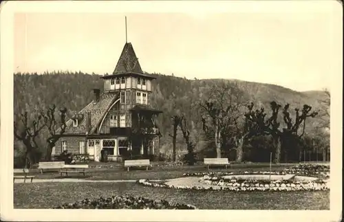 Schwarzburg Thueringer Wald Kurgarten / Schwarzburg /Saalfeld-Rudolstadt LKR