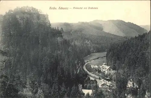 Rathen Saechsische Schweiz [Handschriftlich] Polenztal  / Rathen Sachsen /Saechsische Schweiz-Osterzgebirge LKR